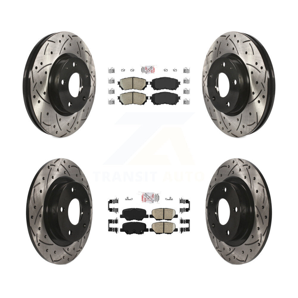 Transit Auto KDA-100769 Disc Brake Kit for 2014-2015 Mazda 6 - Front and Rear product image