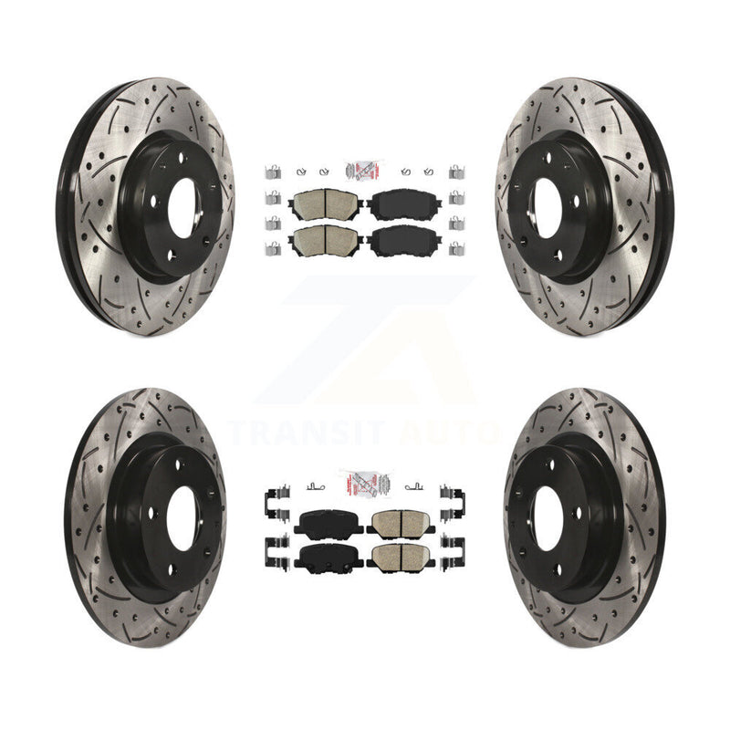 Transit Auto KDA-100769 Disc Brake Kit for 2014-2015 Mazda 6 - Front and Rear product image
