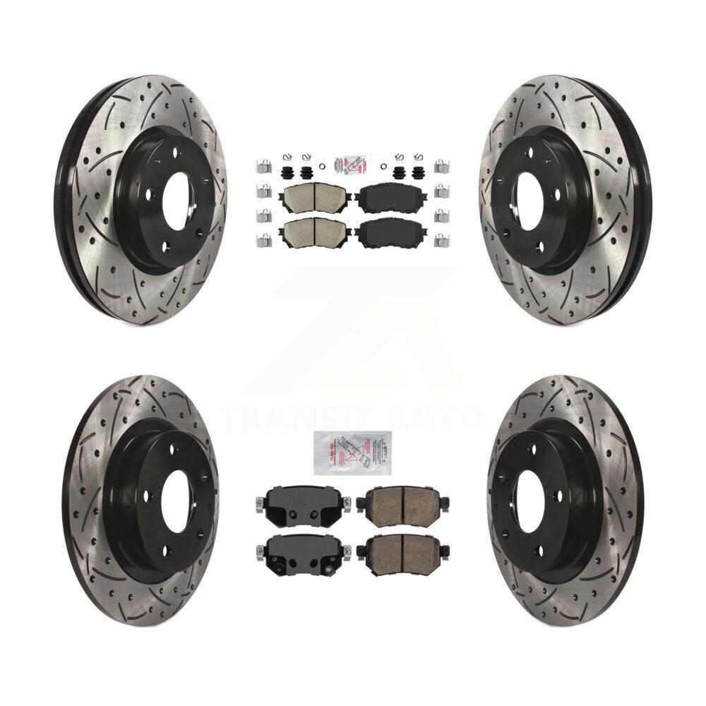 Transit Auto KDA-100770 Disc Brake Kit for 2016-2018 Mazda 6 - Front and Rear product image