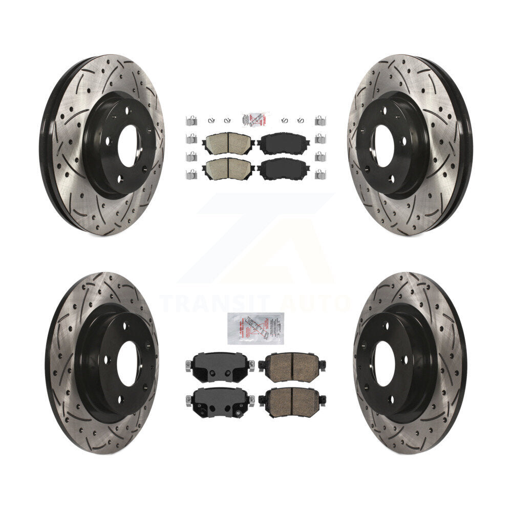 Transit Auto KDA-100771 Disc Brake Kit for 2016-2018 Mazda 6 - Front and Rear product image