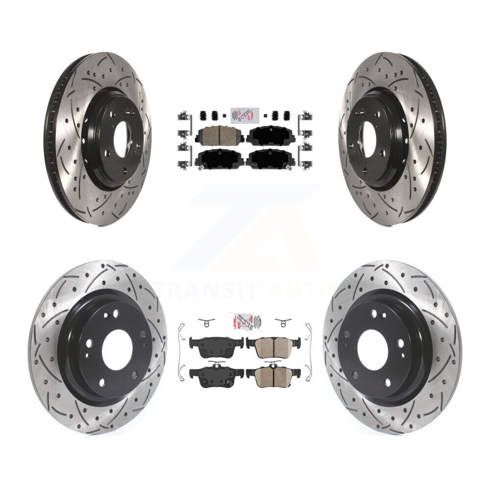 Transit Auto KDA-100775 Disc Brake Kit for 2017-2020 Honda Civic - Front and Rear product image