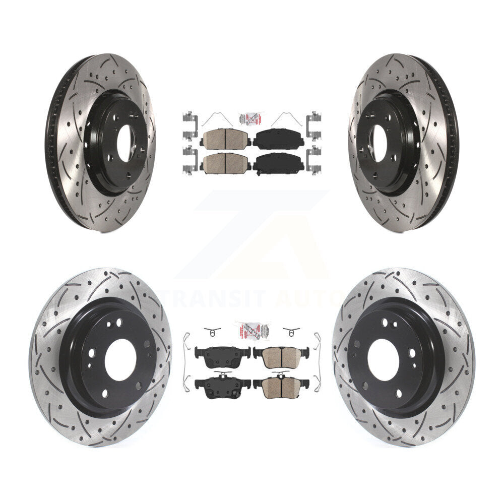 Transit Auto KDA-100779 Disc Brake Kit for 2017-2020 Honda Civic - Front and Rear product image