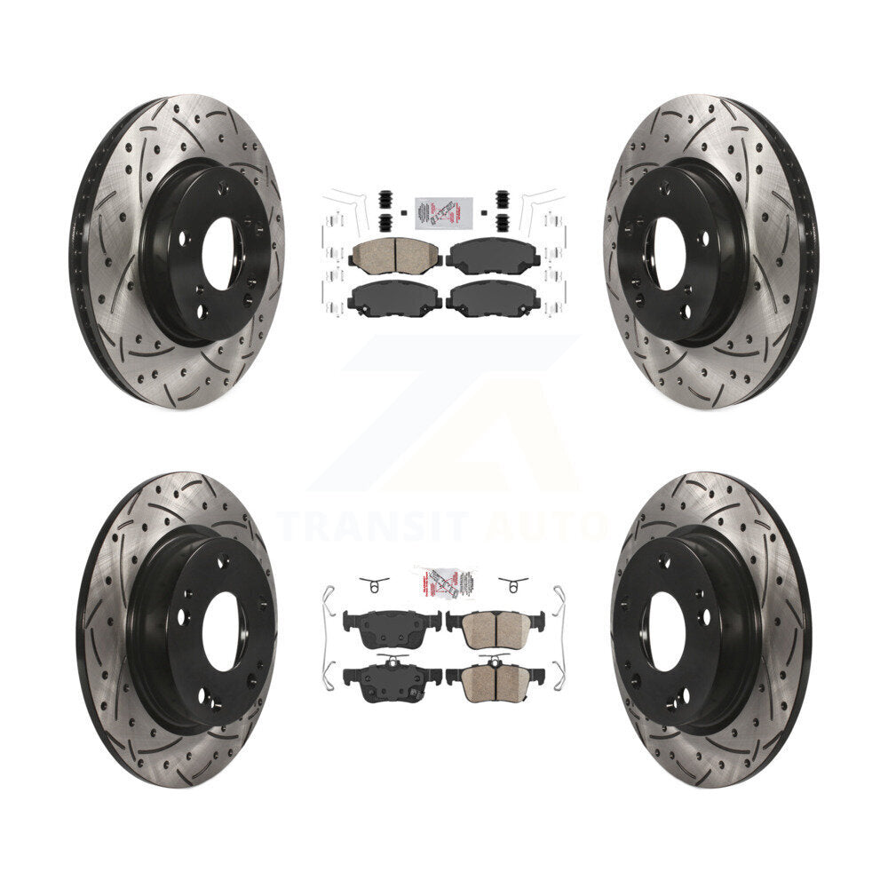 Transit Auto KDA-100780 Disc Brake Kit for 2016-2021 Honda Civic - Front and Rear product image