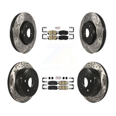 Transit Auto KDA-100783 Disc Brake Kit for 2010-2017 GMC Terrain, Chevrolet Equinox - Front and Rear product image