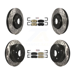 Transit Auto KDA-100784 Disc Brake Kit for 2010-2017 GMC Terrain, Chevrolet Equinox - Front and Rear product image