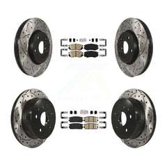 Transit Auto KDA-100785 Disc Brake Kit for 2010-2017 GMC Terrain, Chevrolet Equinox - Front and Rear product image
