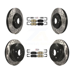 Transit Auto KDA-100786 Disc Brake Kit for 2010-2017 GMC Terrain, Chevrolet Equinox - Front and Rear product image