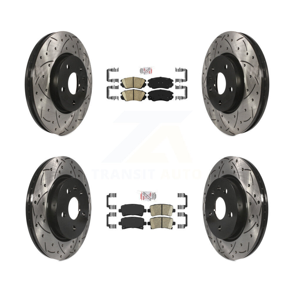 Transit Auto KDA-100787 Disc Brake Kit for 2010-2020 Chevrolet Malibu Limited, Chevrolet Impala, Chevrolet Malibu & more - Front and Rear product image