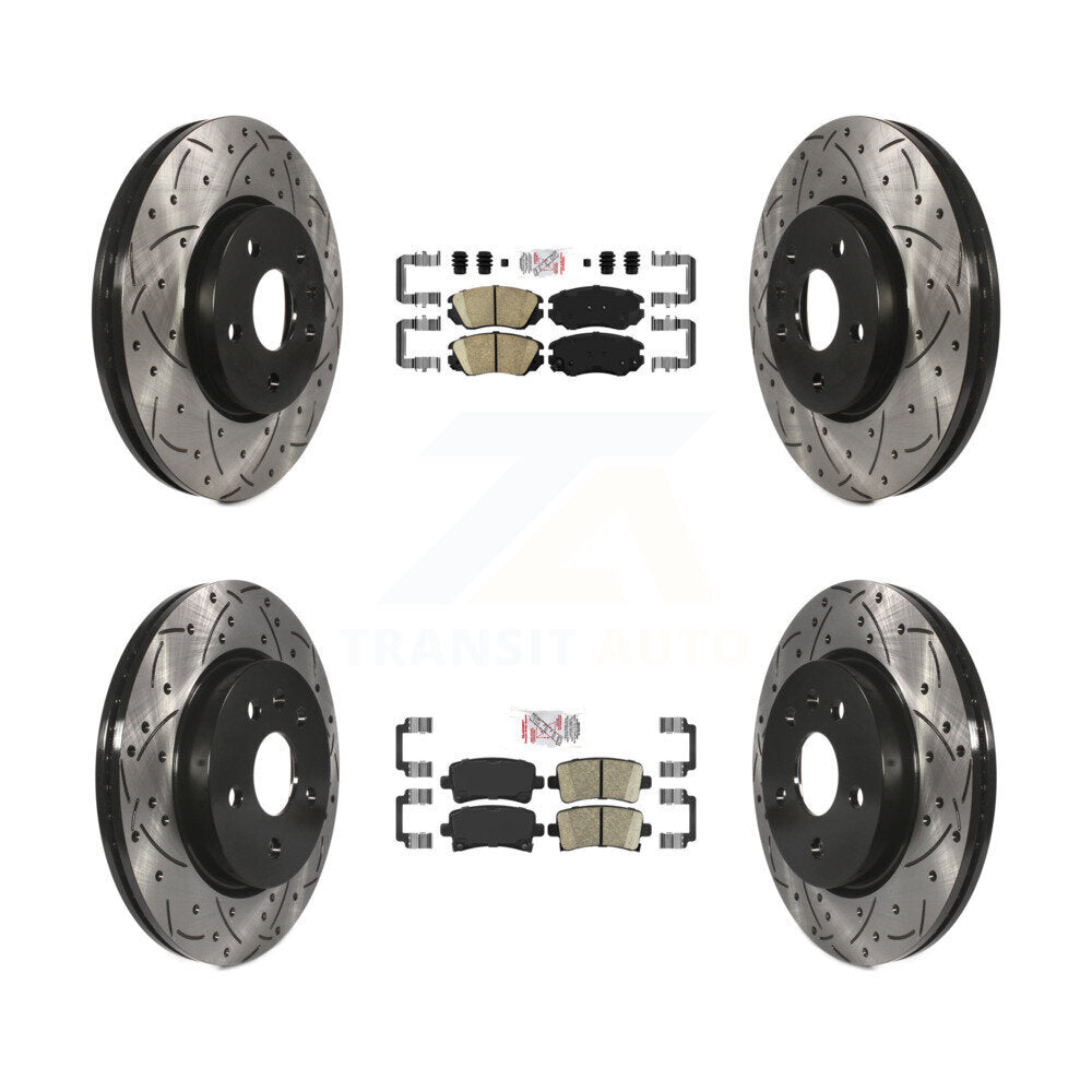 Transit Auto KDA-100788 Disc Brake Kit for 2010-2020 Chevrolet Malibu Limited, Chevrolet Impala, Chevrolet Malibu & more - Front and Rear product image