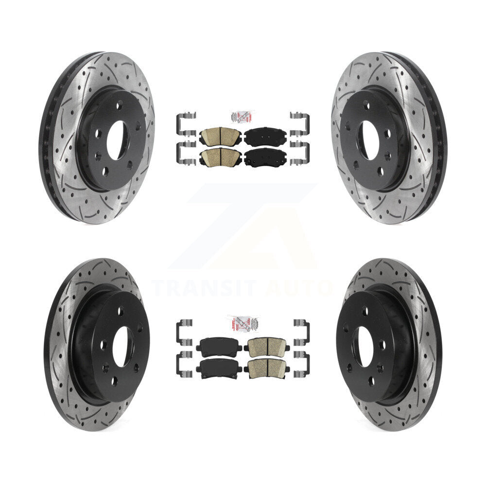 Transit Auto KDA-100789 Disc Brake Kit for 2013-2016 Chevrolet Malibu Limited, Chevrolet Malibu - Front and Rear product image