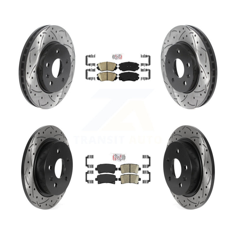 Transit Auto KDA-100789 Disc Brake Kit for 2013-2016 Chevrolet Malibu Limited, Chevrolet Malibu - Front and Rear product image