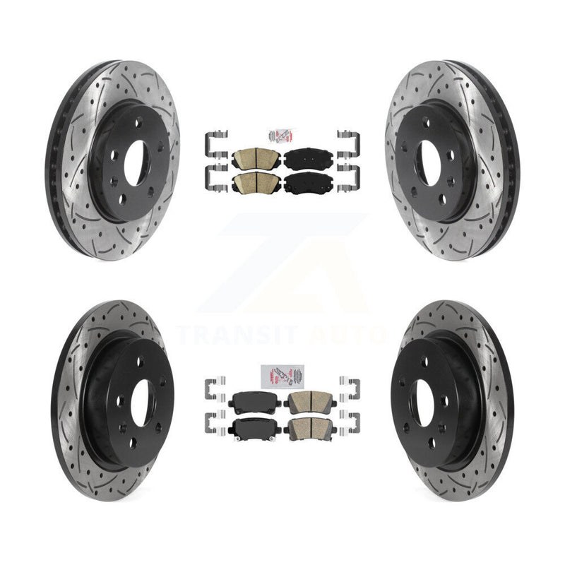 Transit Auto KDA-100790 Disc Brake Kit for 2013-2015 Chevrolet Malibu - Front and Rear product image