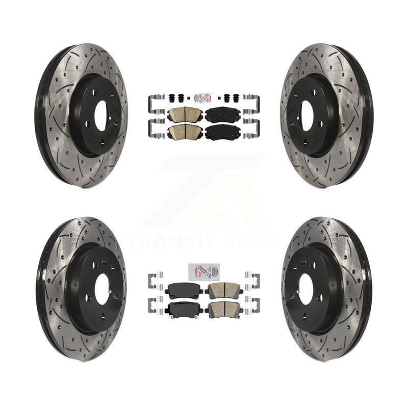 Transit Auto KDA-100793 Disc Brake Kit for 2010-2015 Chevrolet Malibu, Buick LaCrosse - Front and Rear product image
