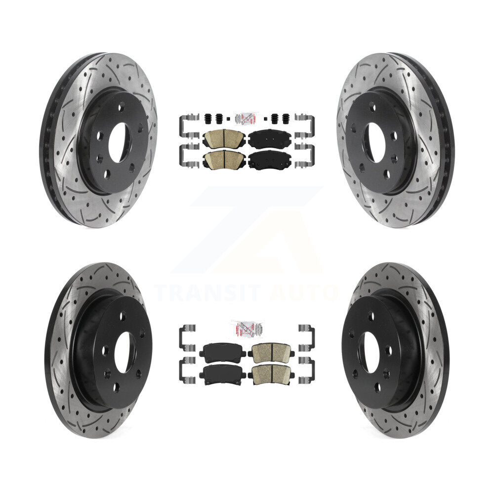 Transit Auto KDA-100794 Disc Brake Kit for 2013-2016 Chevrolet Malibu Limited, Chevrolet Malibu - Front and Rear product image