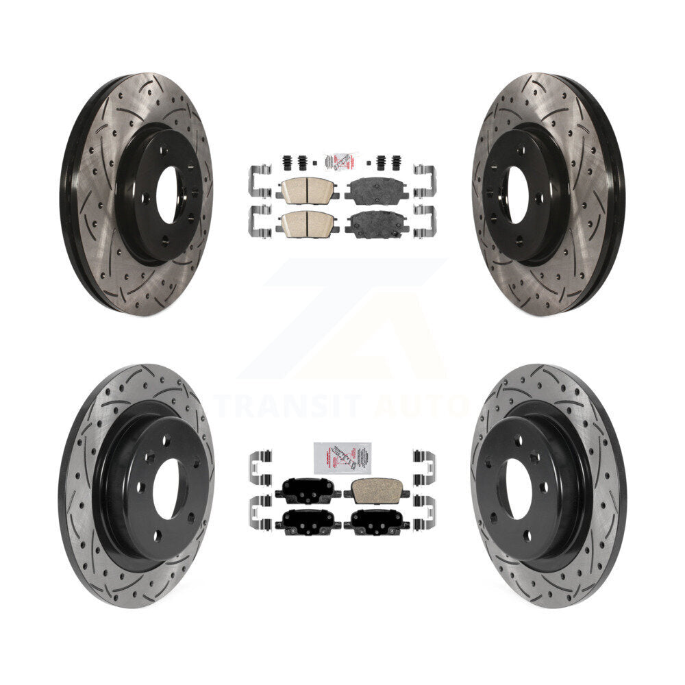 Transit Auto KDA-100797 Disc Brake Kit for 2016-2019 Chevrolet Malibu - Front and Rear product image