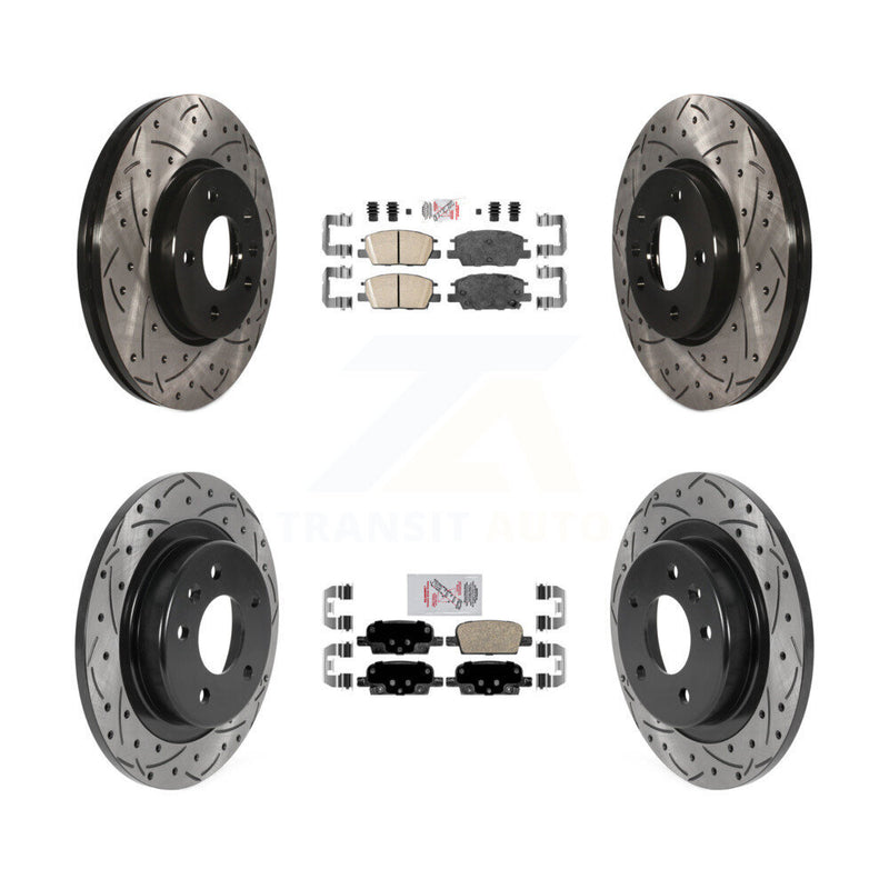 Transit Auto KDA-100797 Disc Brake Kit for 2016-2019 Chevrolet Malibu - Front and Rear product image