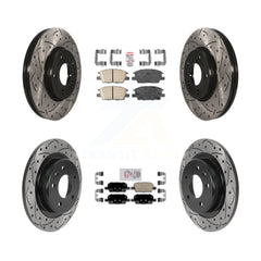 Transit Auto KDA-100799 Disc Brake Kit for 2016-2019 Chevrolet Malibu - Front and Rear product image