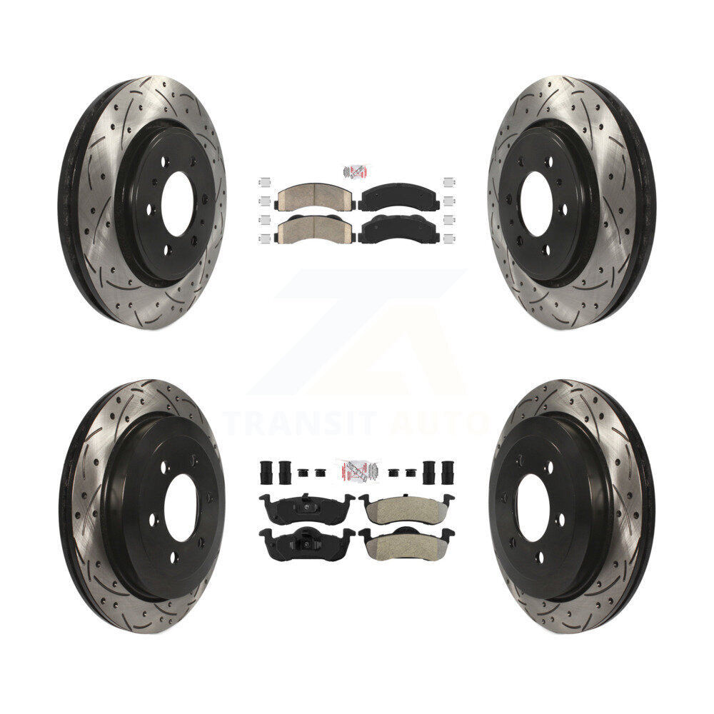 Transit Auto KDA-100804 Disc Brake Kit for 2010-2017 Ford Expedition, Lincoln Navigator - Front and Rear product image