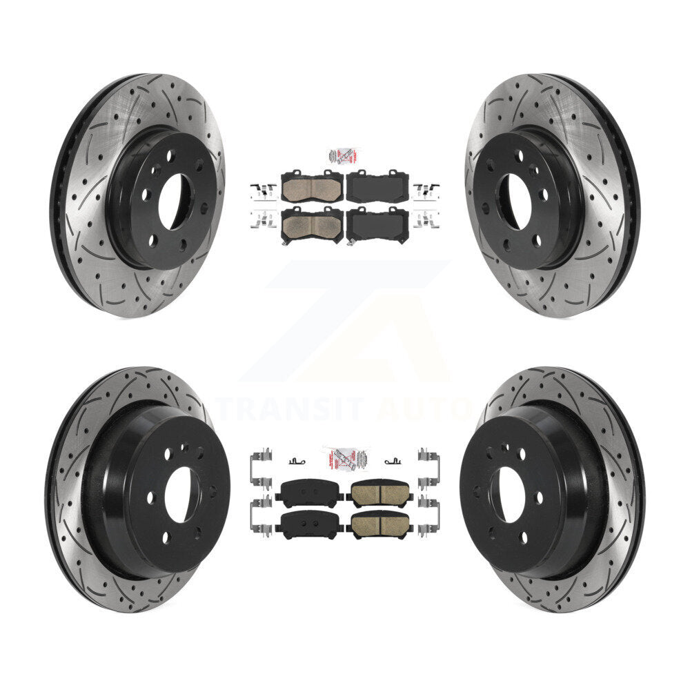 Transit Auto KDA-100806 Disc Brake Kit for 2015-2020 Chevrolet Colorado, GMC Canyon - Front and Rear product image
