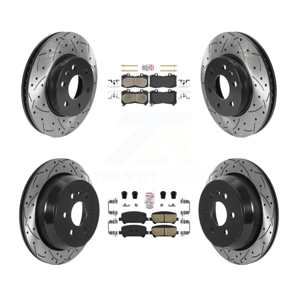 Transit Auto KDA-100807 Disc Brake Kit for 2015-2020 Chevrolet Colorado, GMC Canyon - Front and Rear product image