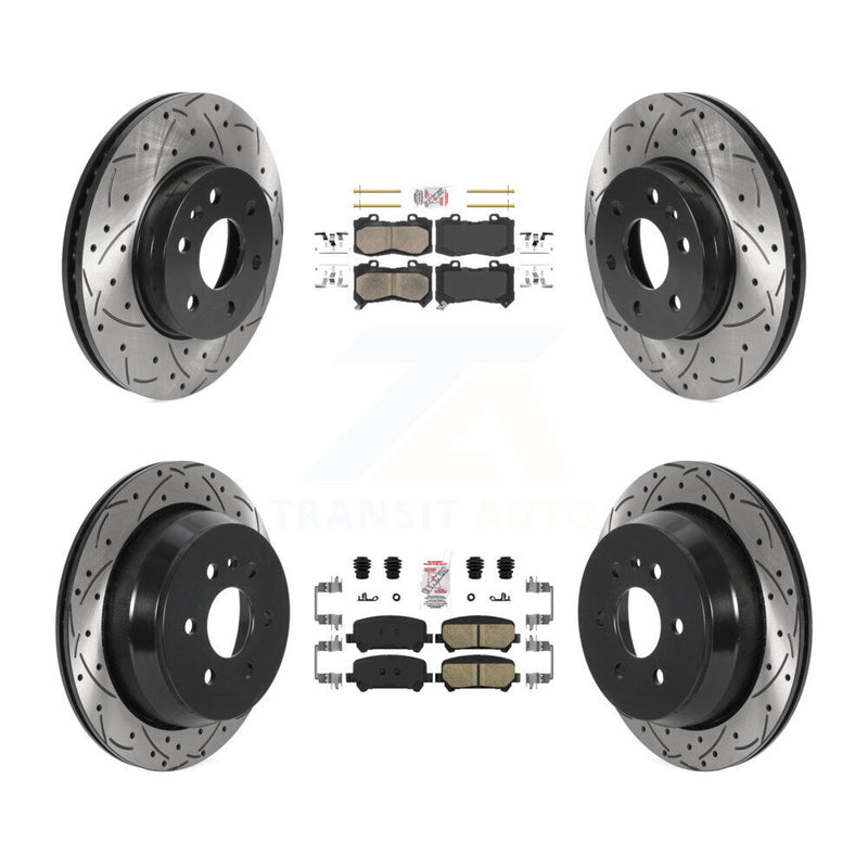 Transit Auto KDA-100807 Disc Brake Kit for 2015-2020 Chevrolet Colorado, GMC Canyon - Front and Rear product image