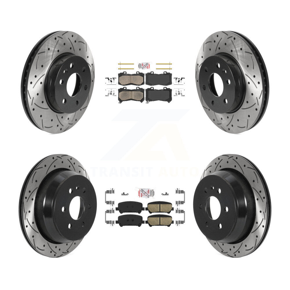 Transit Auto KDA-100808 Disc Brake Kit for 2015-2020 Chevrolet Colorado, GMC Canyon - Front and Rear product image