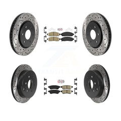 Transit Auto KDA-100809 Disc Brake Kit for 2005-2023 Nissan Frontier, Suzuki Equator, Nissan Xterra - Front and Rear product image
