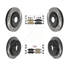 Transit Auto KDA-100811 Disc Brake Kit for 2005-2023 Nissan Frontier, Suzuki Equator, Nissan Xterra - Front and Rear product image