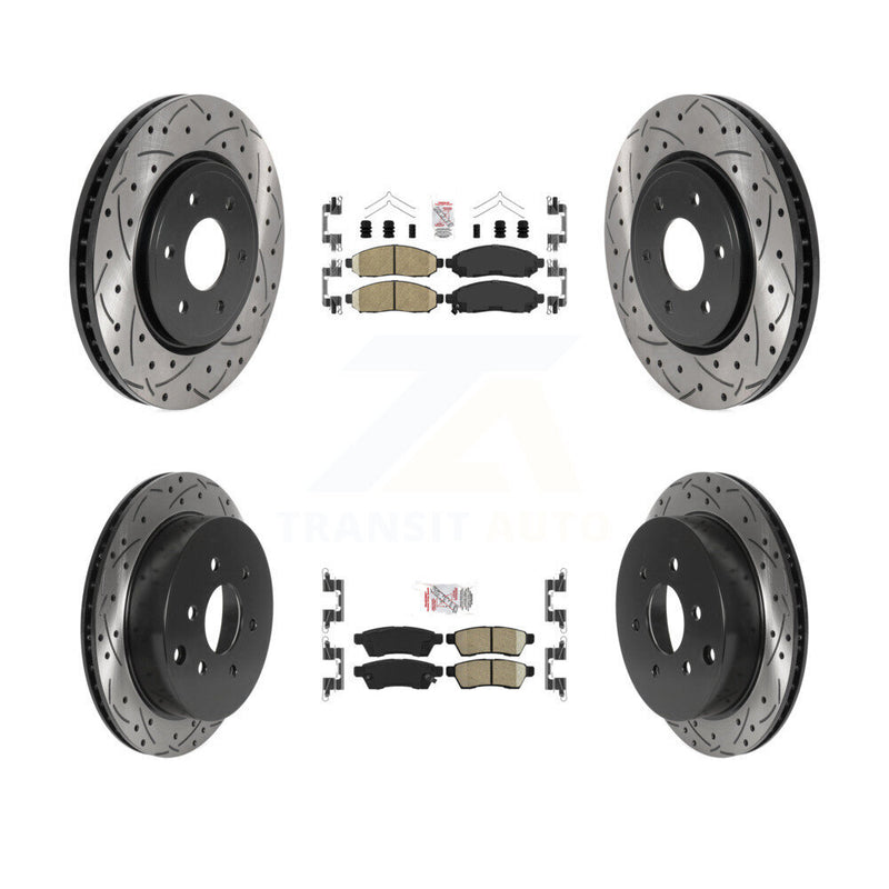 Transit Auto KDA-100811 Disc Brake Kit for 2005-2023 Nissan Frontier, Suzuki Equator, Nissan Xterra - Front and Rear product image