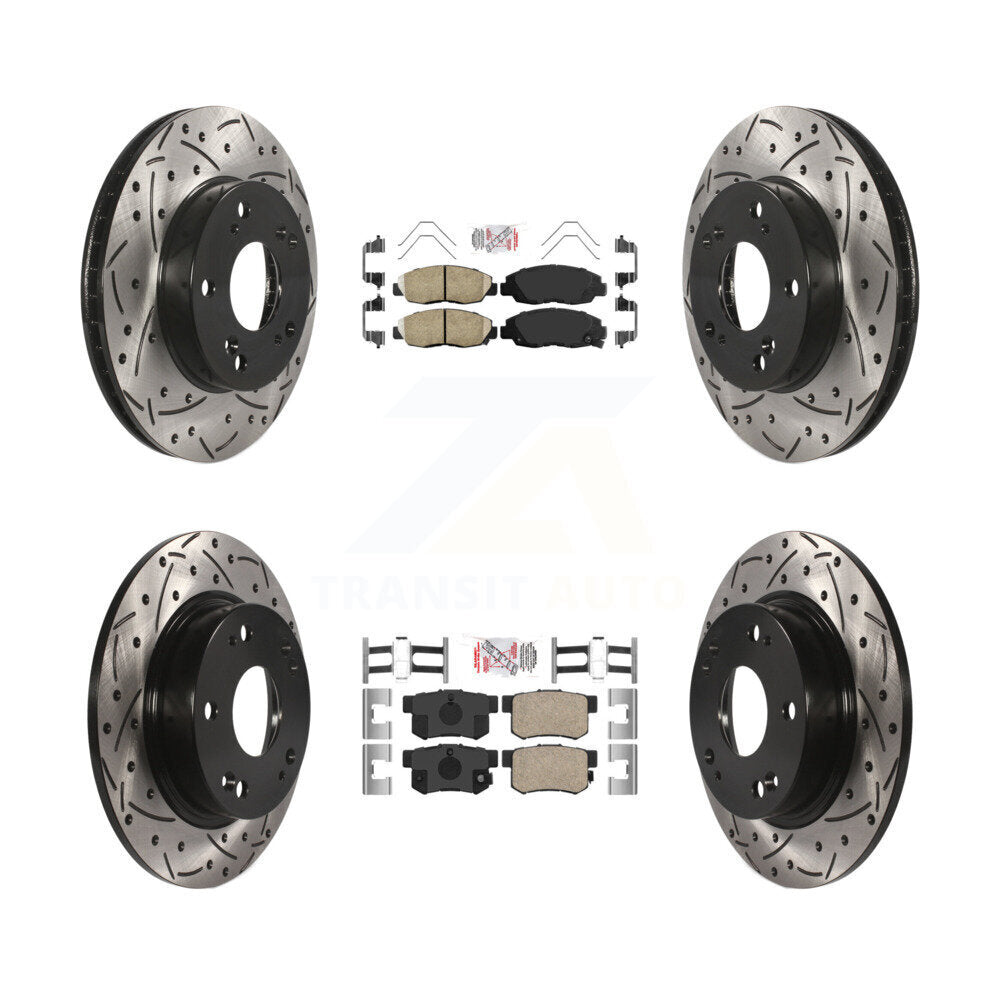Transit Auto KDA-100823 Disc Brake Kit for 2012-2014 Honda Civic - Front and Rear product image