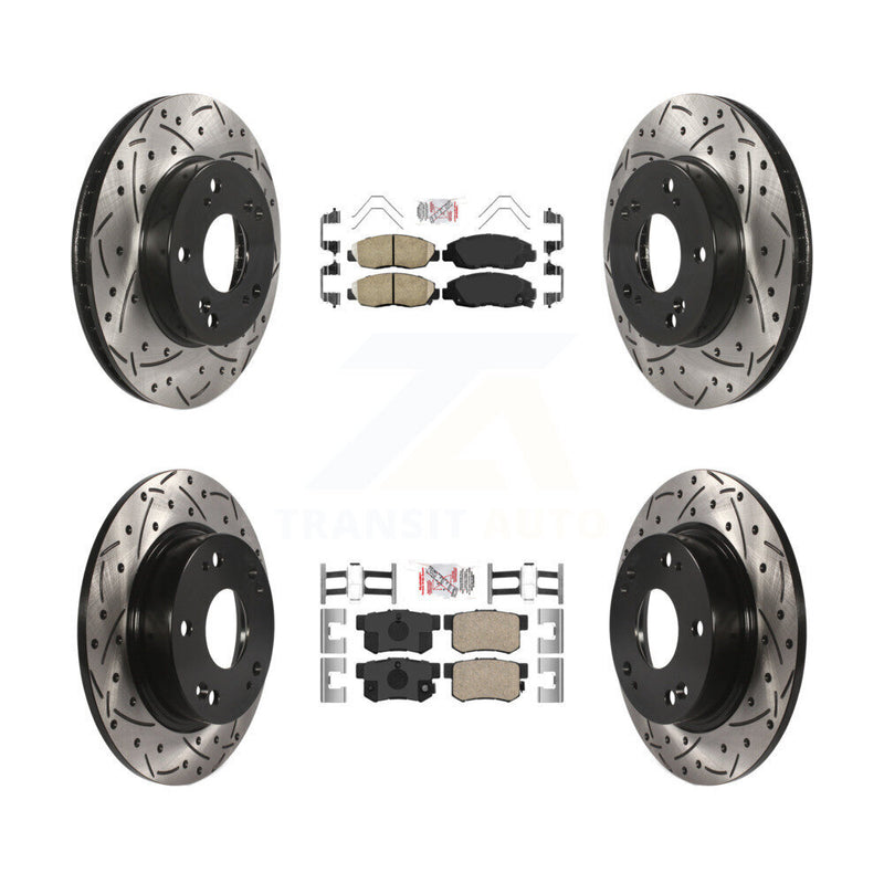 Transit Auto KDA-100823 Disc Brake Kit for 2012-2014 Honda Civic - Front and Rear product image