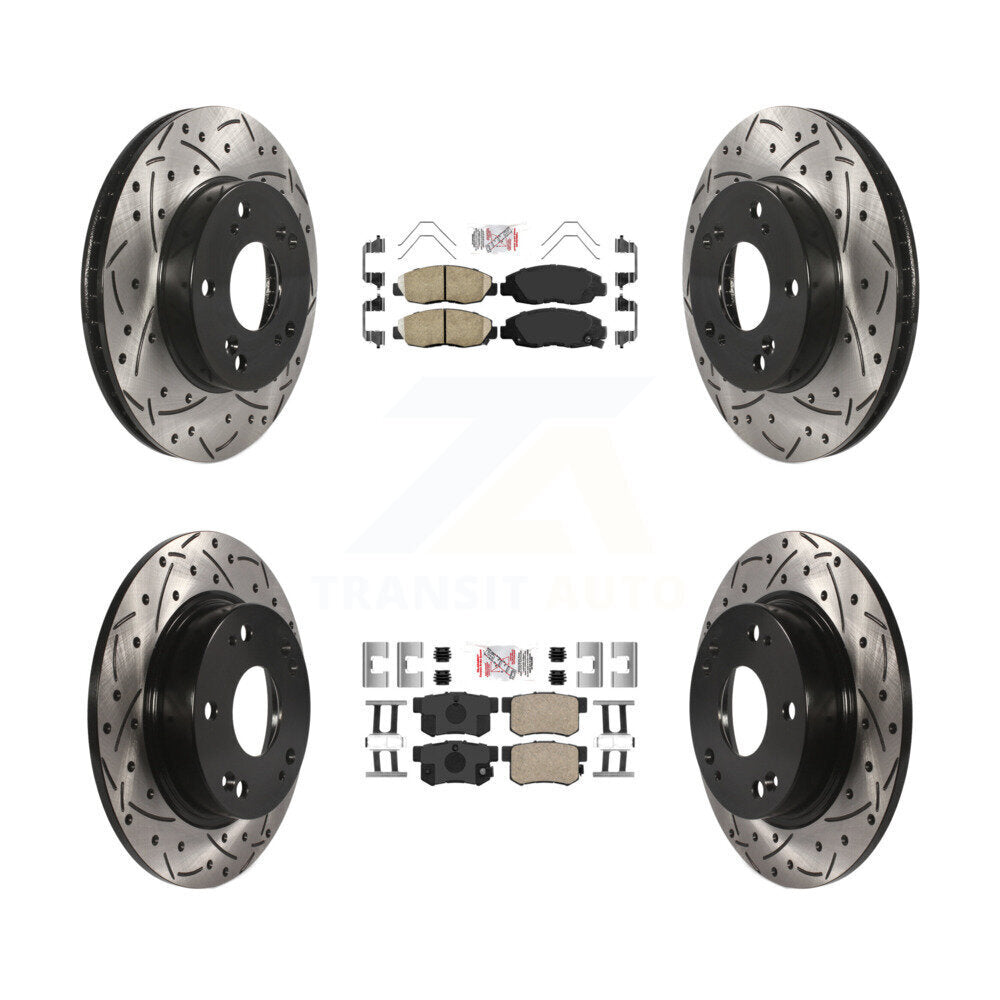 Transit Auto KDA-100824 Disc Brake Kit for 2012-2014 Honda Civic - Front and Rear product image