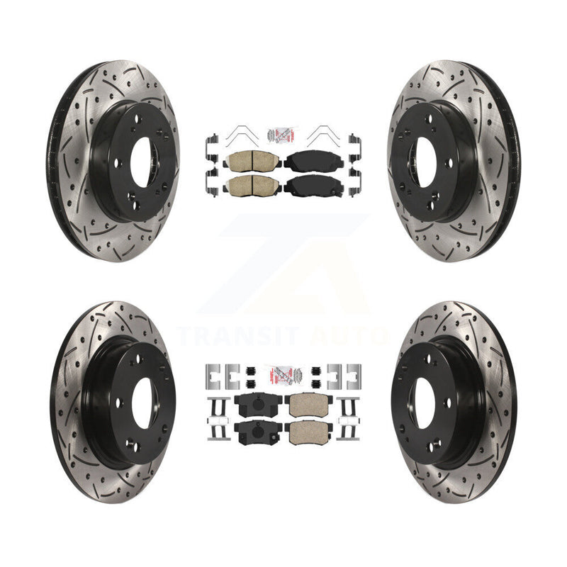 Transit Auto KDA-100824 Disc Brake Kit for 2012-2014 Honda Civic - Front and Rear product image
