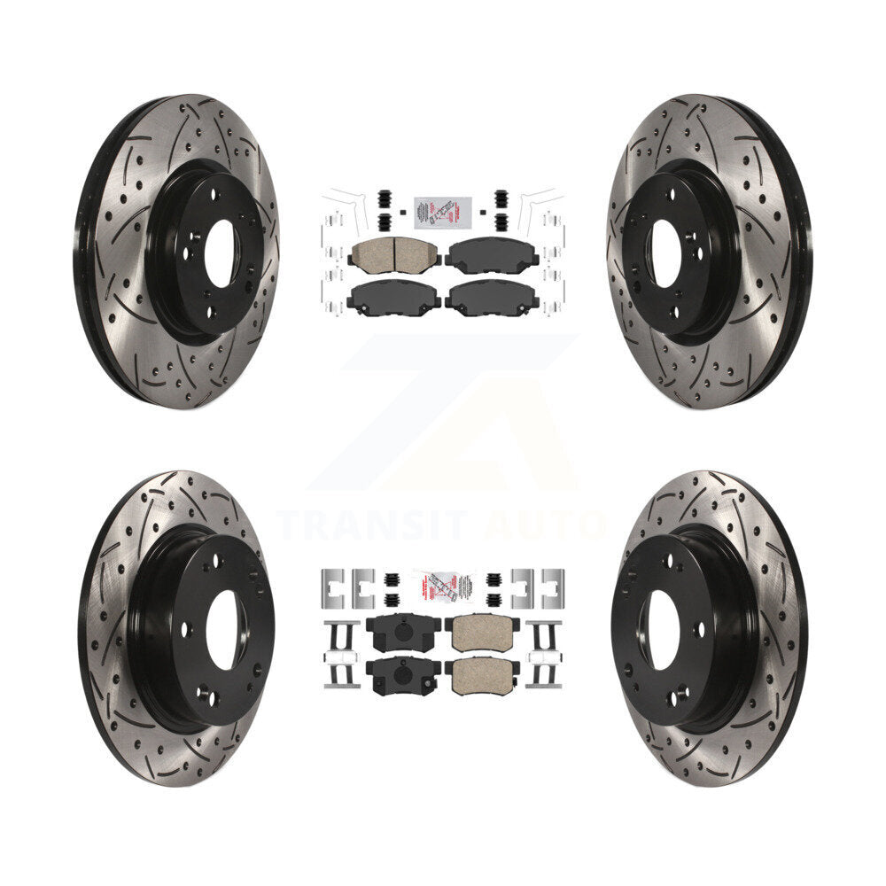 Transit Auto KDA-100825 Disc Brake Kit for 2012-2015 Acura ILX, Honda Civic - Front and Rear product image