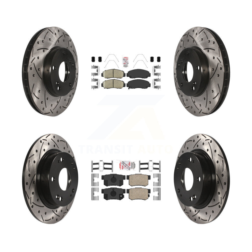 Transit Auto KDA-100828 Disc Brake Kit for 2006-2011 Acura CSX - Front and Rear product image