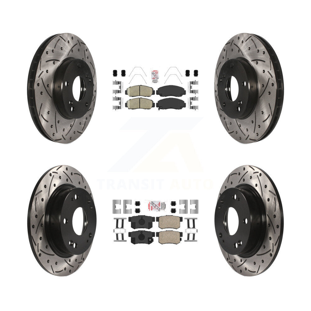 Transit Auto KDA-100829 Disc Brake Kit for 2006-2011 Acura CSX - Front and Rear product image