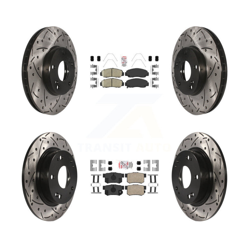 Transit Auto KDA-100829 Disc Brake Kit for 2006-2011 Acura CSX - Front and Rear product image