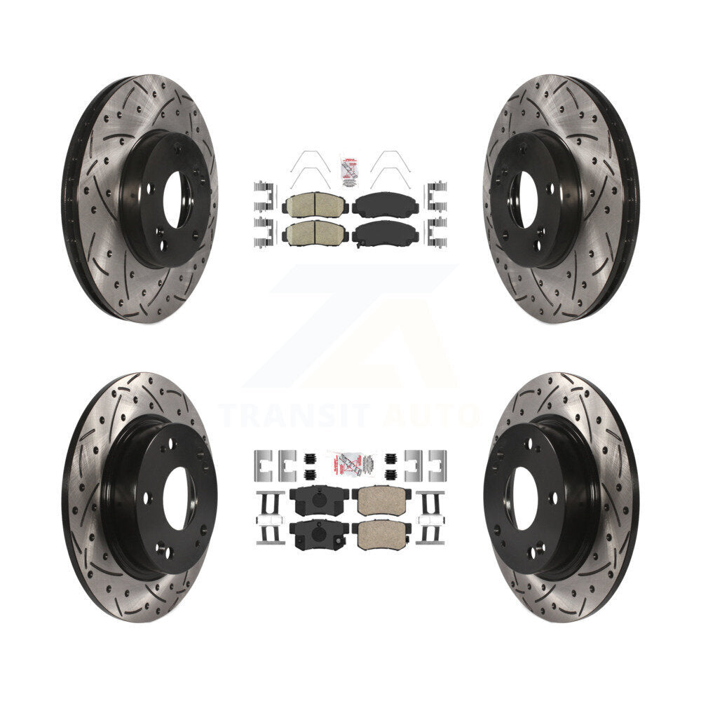 Transit Auto KDA-100831 Disc Brake Kit for 2006-2011 Acura CSX - Front and Rear product image