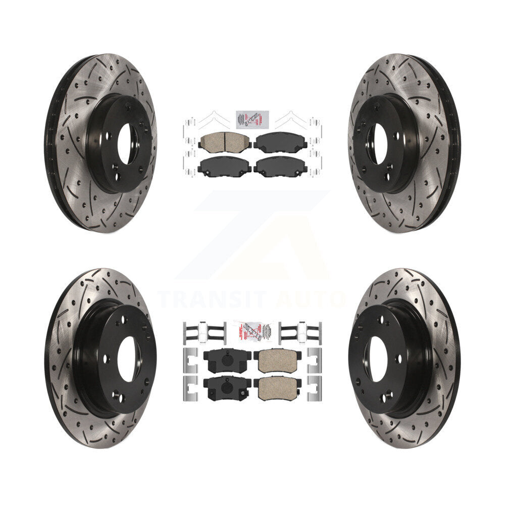 Transit Auto KDA-100832 Disc Brake Kit for 2013-2015 Honda Civic - Front and Rear product image