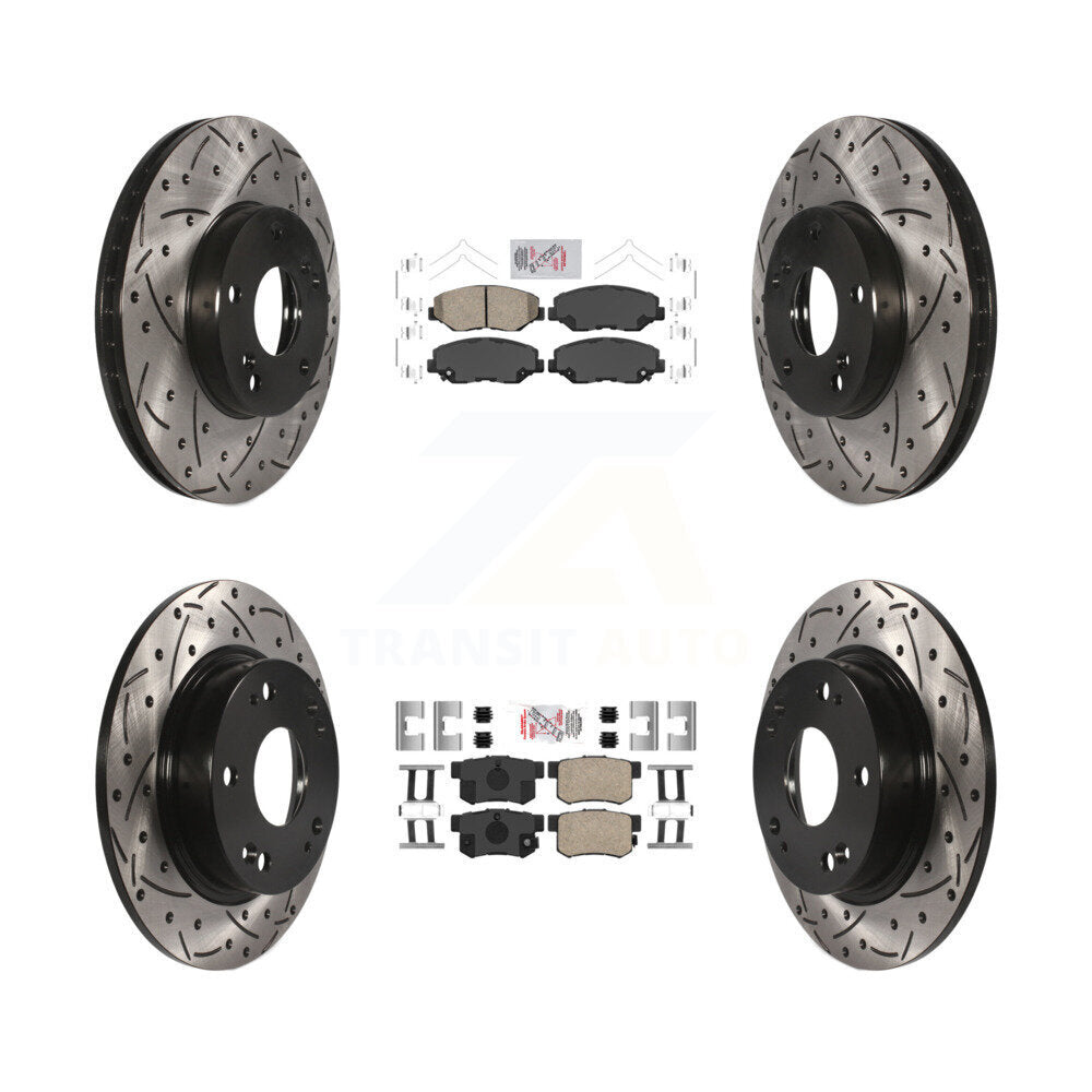 Transit Auto KDA-100833 Disc Brake Kit for 2013-2015 Honda Civic - Front and Rear product image