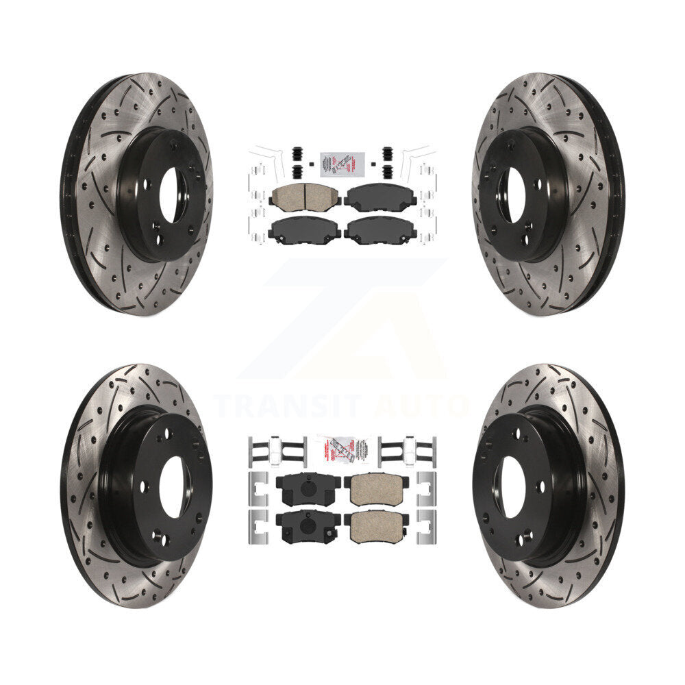 Transit Auto KDA-100834 Disc Brake Kit for 2013-2015 Honda Civic - Front and Rear product image