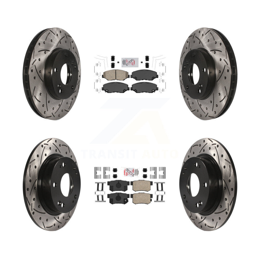 Transit Auto KDA-100835 Disc Brake Kit for 2013-2015 Honda Civic - Front and Rear product image