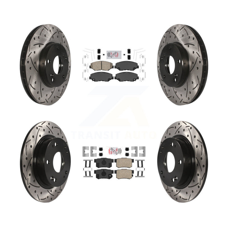 Transit Auto KDA-100835 Disc Brake Kit for 2013-2015 Honda Civic - Front and Rear product image