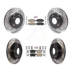 Transit Auto KDA-100837 Disc Brake Kit for 2006-2011 Honda Civic - Front and Rear product image