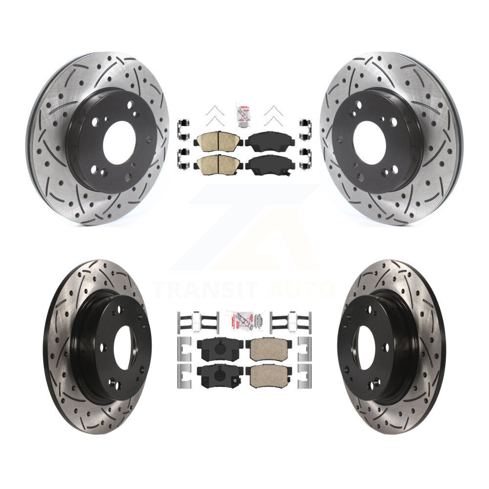 Transit Auto KDA-100846 Disc Brake Kit for 2009-2011 Honda Civic - Front and Rear product image