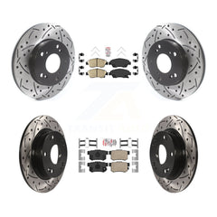 Transit Auto KDA-100846 Disc Brake Kit for 2009-2011 Honda Civic - Front and Rear product image