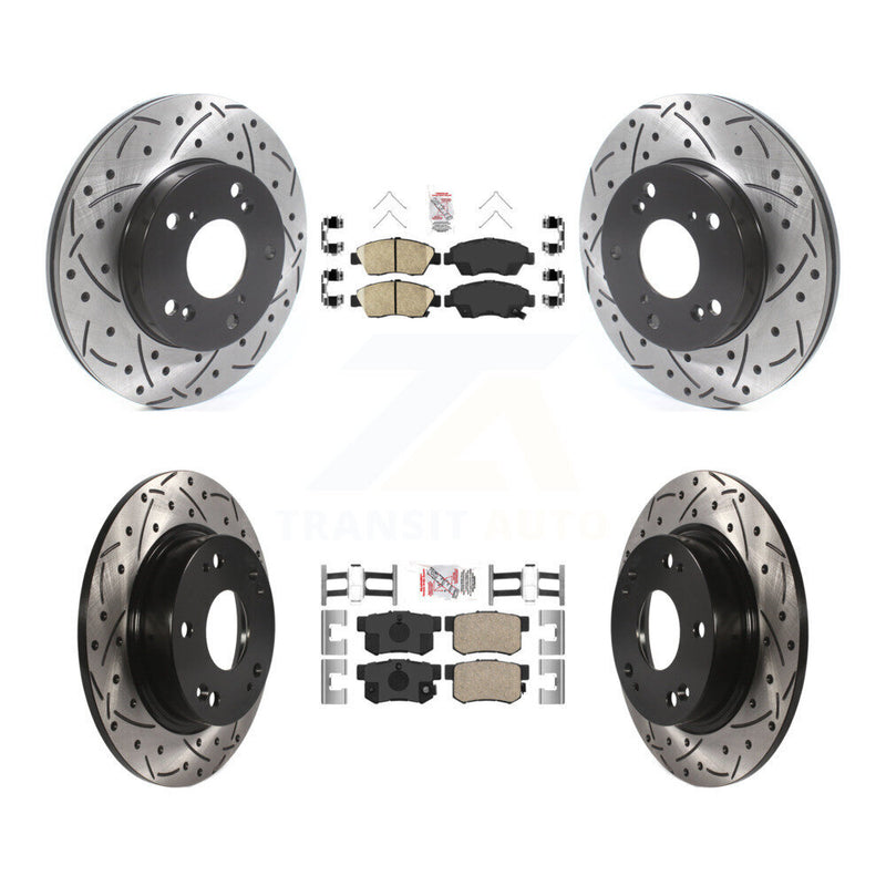 Transit Auto KDA-100846 Disc Brake Kit for 2009-2011 Honda Civic - Front and Rear product image