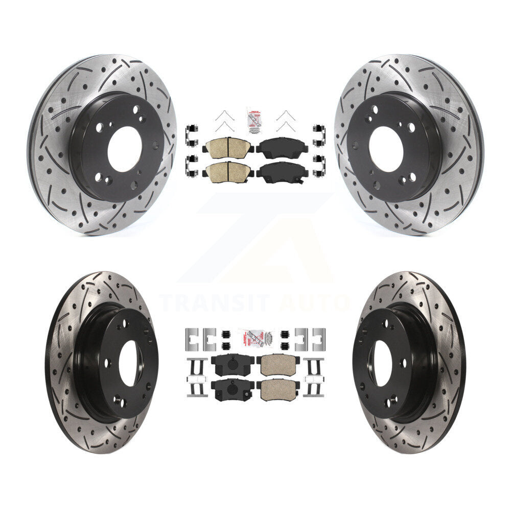 Transit Auto KDA-100847 Disc Brake Kit for 2009-2011 Honda Civic - Front and Rear product image