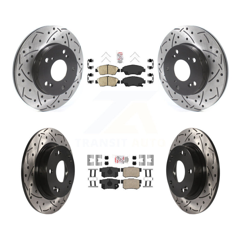 Transit Auto KDA-100847 Disc Brake Kit for 2009-2011 Honda Civic - Front and Rear product image