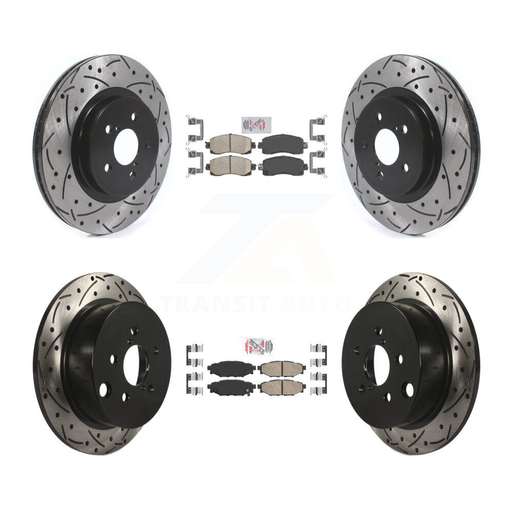 Transit Auto KDA-100848 Disc Brake Kit for 2017-2023 Subaru Crosstrek, Subaru Impreza - Front and Rear product image